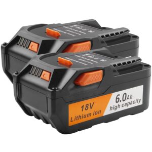 TREE.NB 18V 6.0Ah Lithium Battery - Replacement for Ridgid Power Tool Battery AC840087 R840083 R840085 R840086 R840087 R840089 AC840085 AC840086 AC840087P AC840089 AC840094...