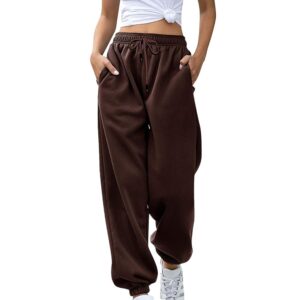 Womens Sweatpants 2024,High Waisted Baggy Sweatpants Joggers Sport Active Workout Jogger Pants with Pockets