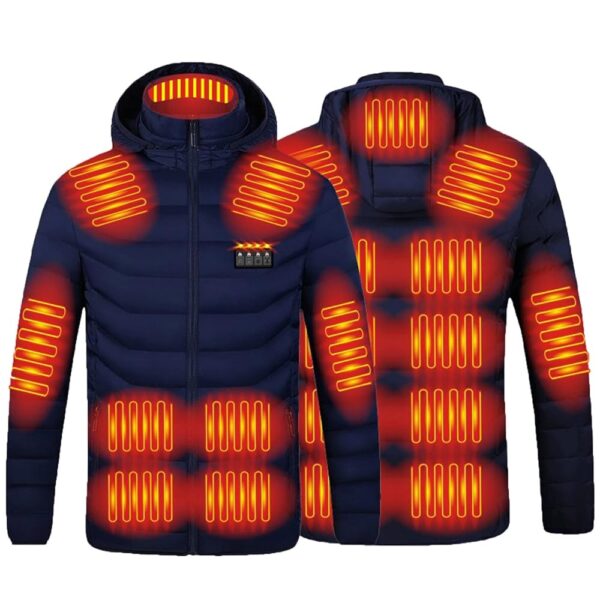 YMADREIG Heated Jacket for Men Women 2024 Winter New Heated Coat Soft Shell Warm Heating Jackets Outdoor Winter Clothes