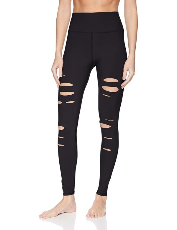 Alo Yoga Women's High Waisted Ripped Warrior Legging