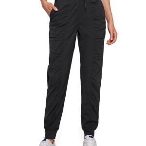 CRZ YOGA Lightweight Workout Joggers for Women, High Waisted Outdoor Running Casual Track Pants with Pockets