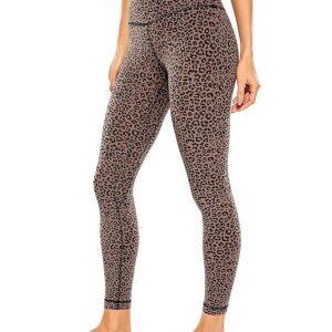 CRZ YOGA Women Naked Feeling Yoga Pants 25 Inches - 7/8 High Waisted Workout Leggings