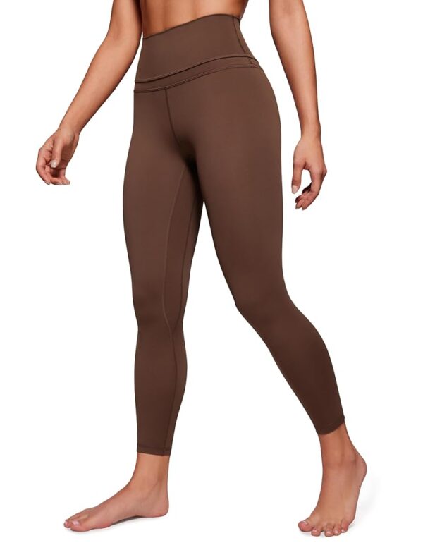 CRZ YOGA Womens Naked Feeling Workout 7/8 Yoga Leggings - 25 Inches High Waist Tight Pants