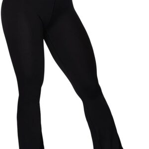 Sunzel Flare Leggings, Crossover Yoga Pants with Tummy Control, High-Waisted and Wide Leg