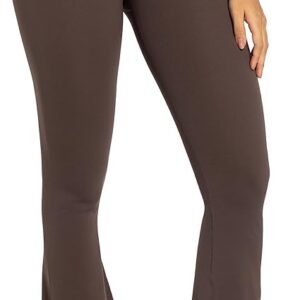 Sunzel Flare Leggings, Crossover Yoga Pants with Tummy Control, High-Waisted and Wide Leg