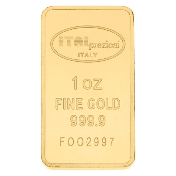 1oz Gold Italpreziosi Bar - amazonmegawarehouse.com