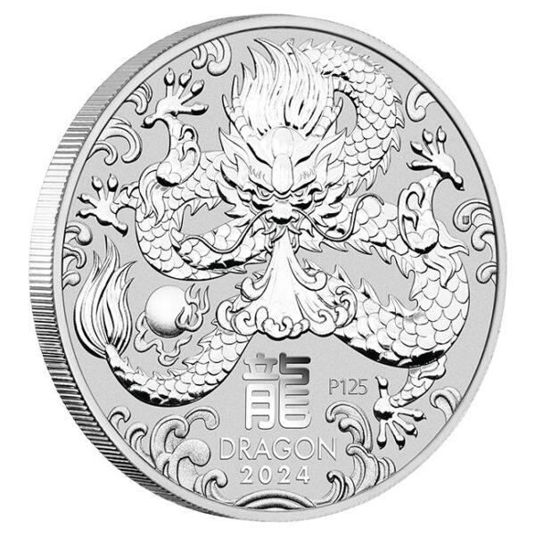 2024 Kilo Silver Dragon Australian Lunar Series III - amazonmegawarehouse.com