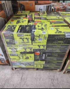 Buy Ryobi wholesale pallets - Amazon Fulfilment Center