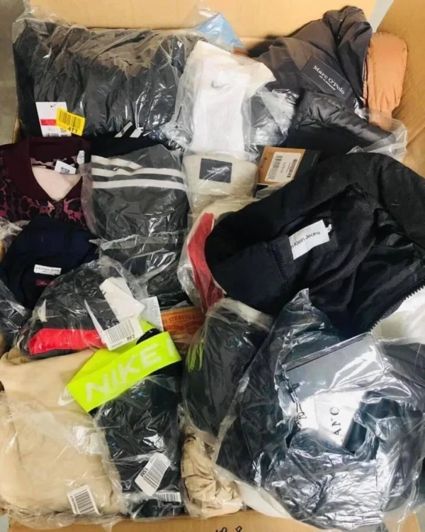 Customer returns mixed clothes | Amazon Fulfilment Center