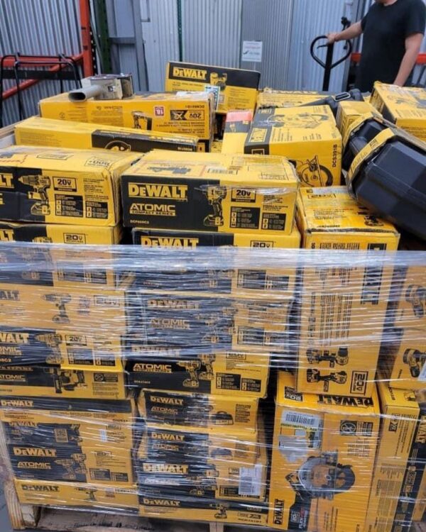 Dewalt Tool Pallets - Amazon Fulfilment Center