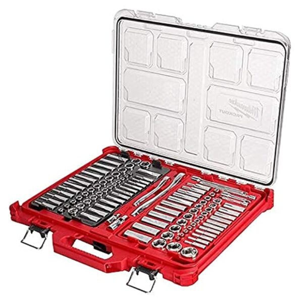 Milwaukee Ratchet & Socket Set 106PC 48-22-9486 - amazonmegawarehouse.com