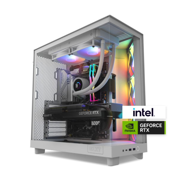 NZXT Player: Two - Gaming Desktop - Intel Core i7-14700KF - 32GB RAM - NVIDIA GeForce RTX 4070 Ti Super - 2TB NVMe SSC - White - amazonmegawarehouse.com