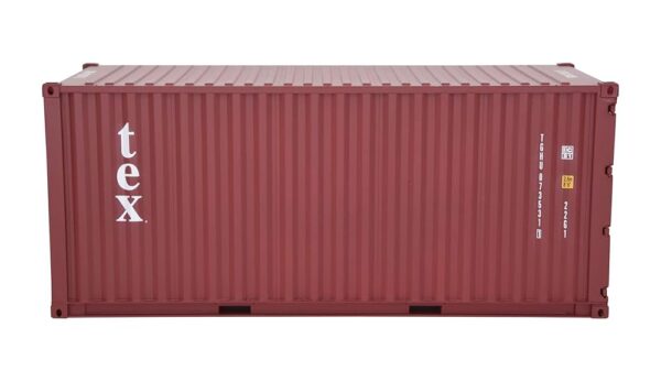 TANG DYNASTY 1:20 TEX Shipping Container Model Abs Resin & Wood Toy Home Decoration Gift - amazonmegawarehouse.com